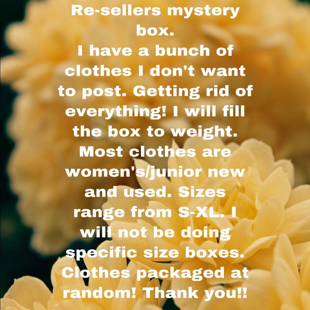 Re-sellers Mystery Box